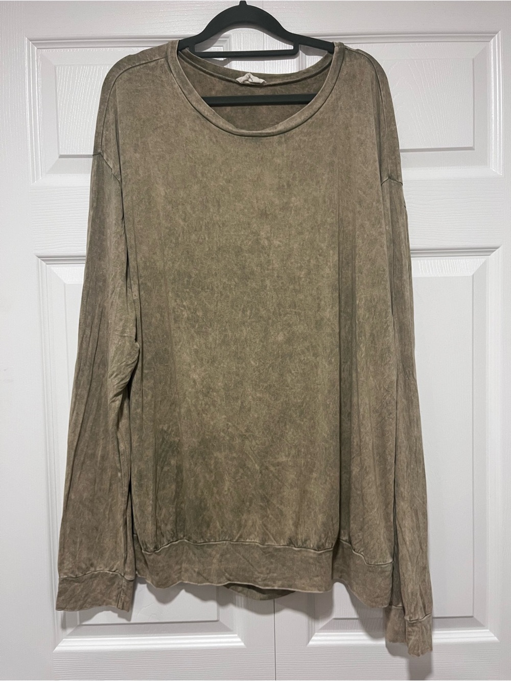 Fantastic Fawn Washed Olive Tunic Top